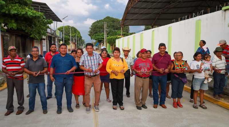 Inauguración de obra en Ejido Joaquín Miguel Gutiérrez(Margaritas)